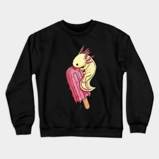 Strawberry Axolotl Crewneck Sweatshirt